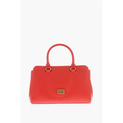 Moschino LOVE removable shoulder strap faux leather HEART BIT bag