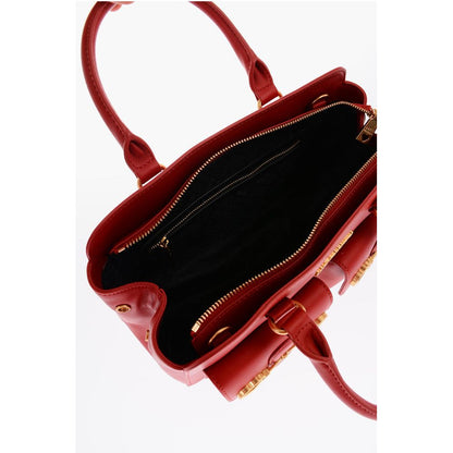 Moschino LOVE removable shoulder strap faux leather HEART BIT bag