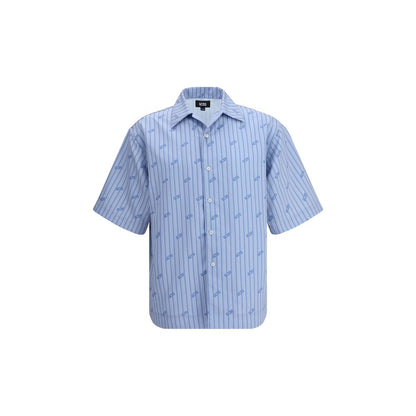GCDS Pinstripe Bowling Shirt