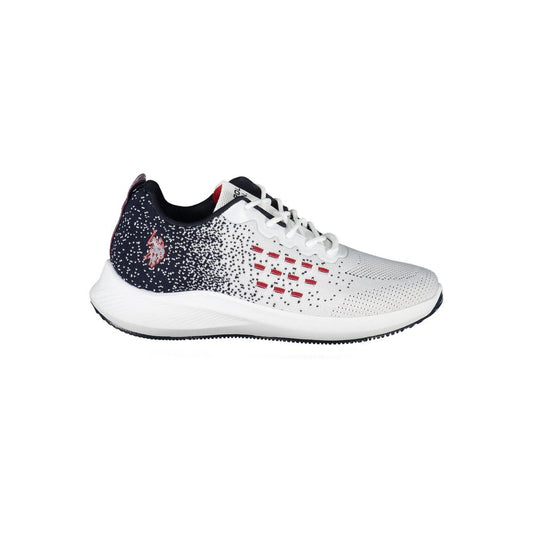 U.S. POLO ASSN. White Polyester Sneaker
