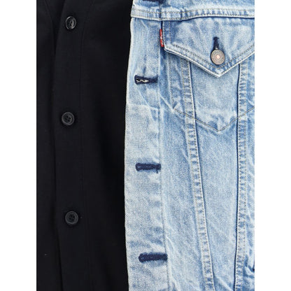 Junya Watanabe Denim Jacket with Cardigan