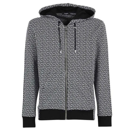 Balmain Black Cotton Sweater