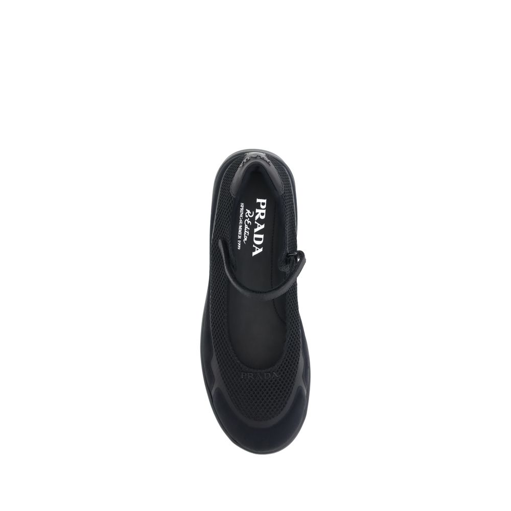 Prada Mesh Ballerinas