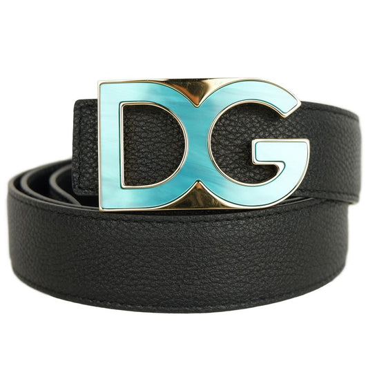 Dolce & Gabbana Black Calfskin Belt