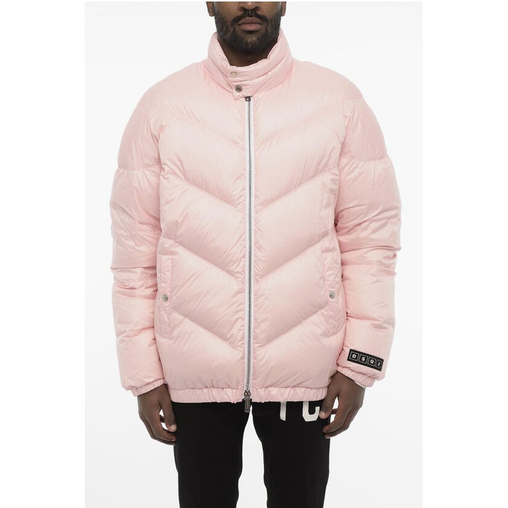 Dsquared² Quilted Jacket with 2 Pockets and Zip Closure