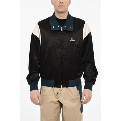 Dsquared² Satin Jacket with Velvet Collar
