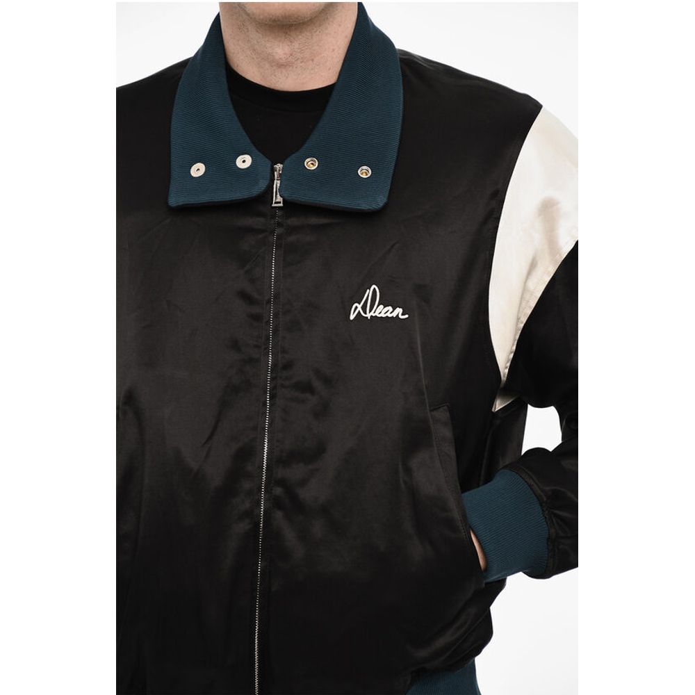 Dsquared² Satin Jacket with Velvet Collar
