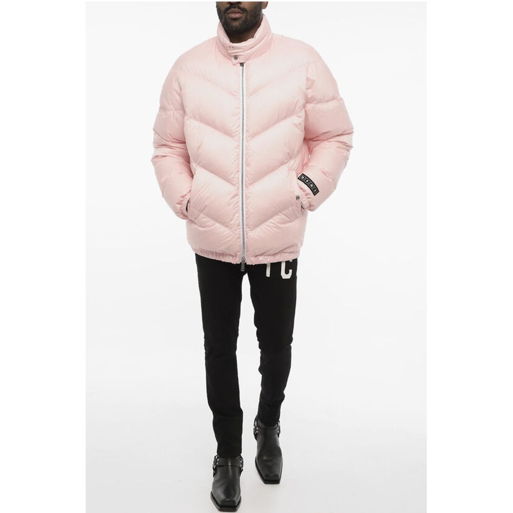 Dsquared² Quilted Jacket with 2 Pockets and Zip Closure