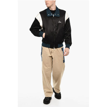 Dsquared² Satin Jacket with Velvet Collar