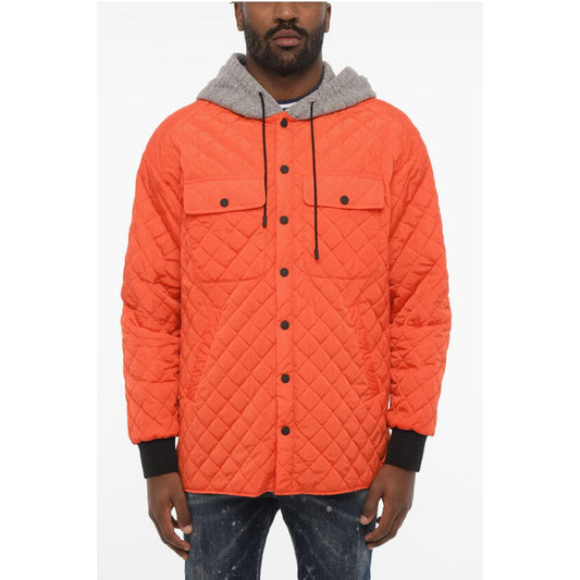 Dsquared² Quilted Jacket with Snap Buttons