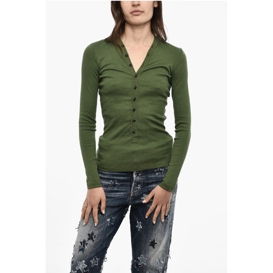 Dsquared² Ribbed V-neck Cardigan