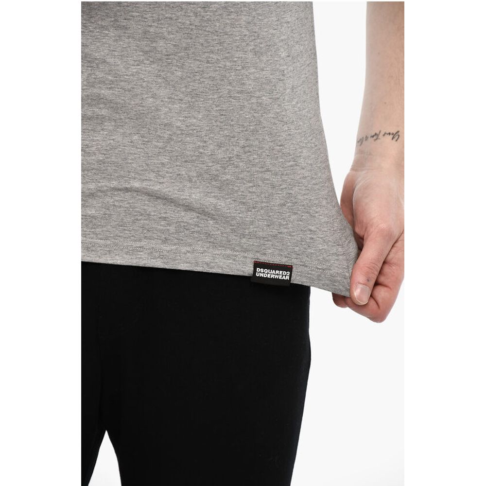 Dsquared² Crew-Neck Underwear T-shirt with Side Logo