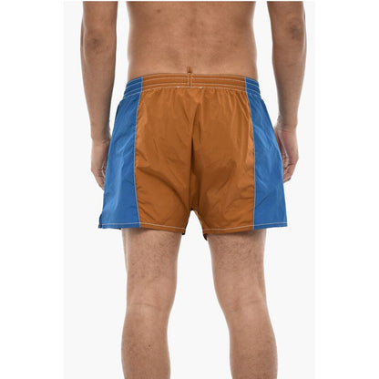 Dsquared² Logoed Color Block Swim Shorts