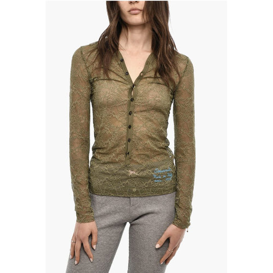 Dsquared² Slim Fit Top With Buttons