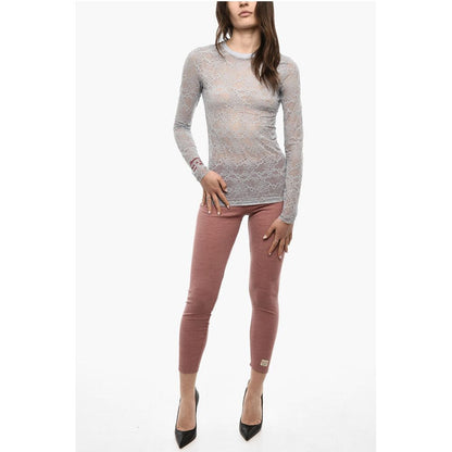 Dsquared² UNDERWEAR Long Sleeved Lace Pajama Top