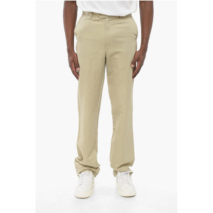 Corneliani ID Cotton and Linen IDENTITY Chino Pants