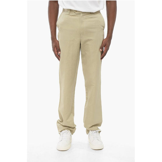 Corneliani ID Cotton and Linen IDENTITY Chino Pants