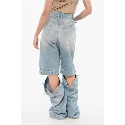 The Attico Cut-out Palazzo Denims 33cm