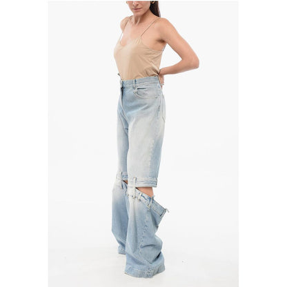 The Attico Cut-out Palazzo Denims 33cm