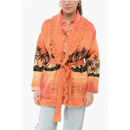 Alanui Jacquard KERALA SUNSET Cardigan