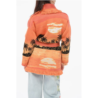 Alanui Jacquard KERALA SUNSET Cardigan