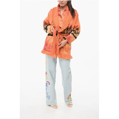 Alanui Jacquard KERALA SUNSET Cardigan
