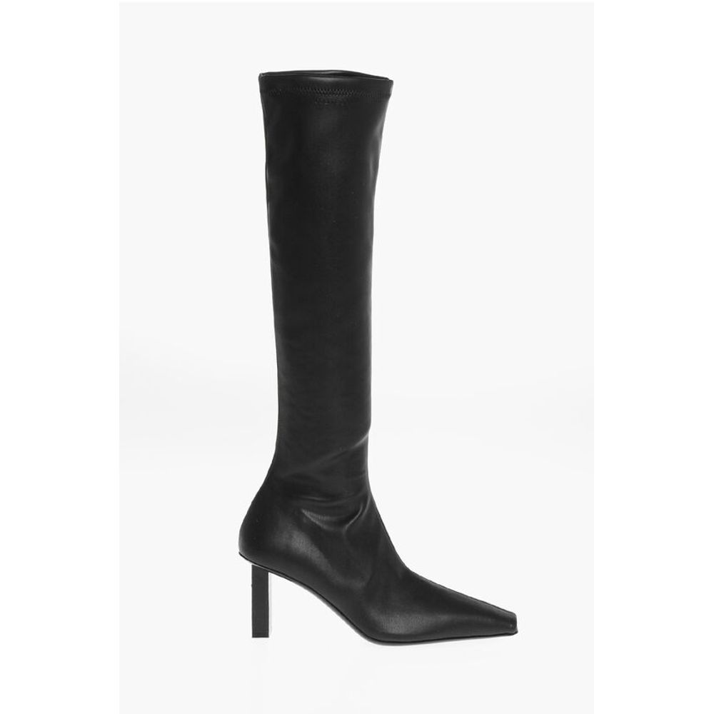 Courrėges Eco-Leather Boots with Inner Zip 8cm