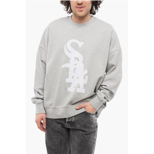 1989 Studio Brushed Cotton MIDWEST RELAXED Crew-neck Sweatshirt with Vel