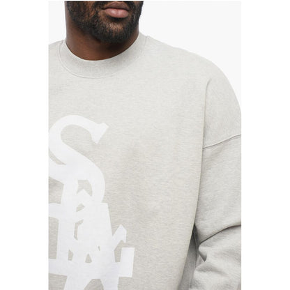 1989 Studio Brushed Cotton MIDWEST RELAXED Crew-neck Sweatshirt with Vel