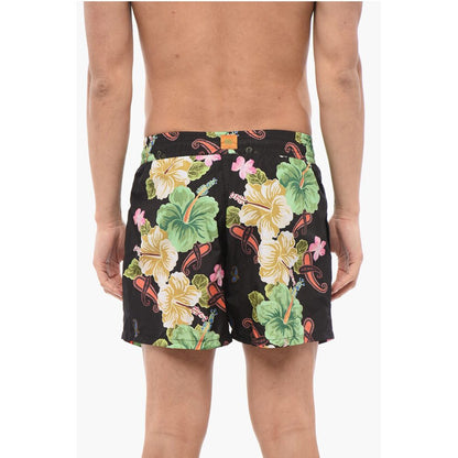 Etro Floral Patterned Swim Shorts with 2 Pockets