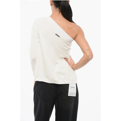 ArchivioB One-Shoulder Sweater With Flared Hem