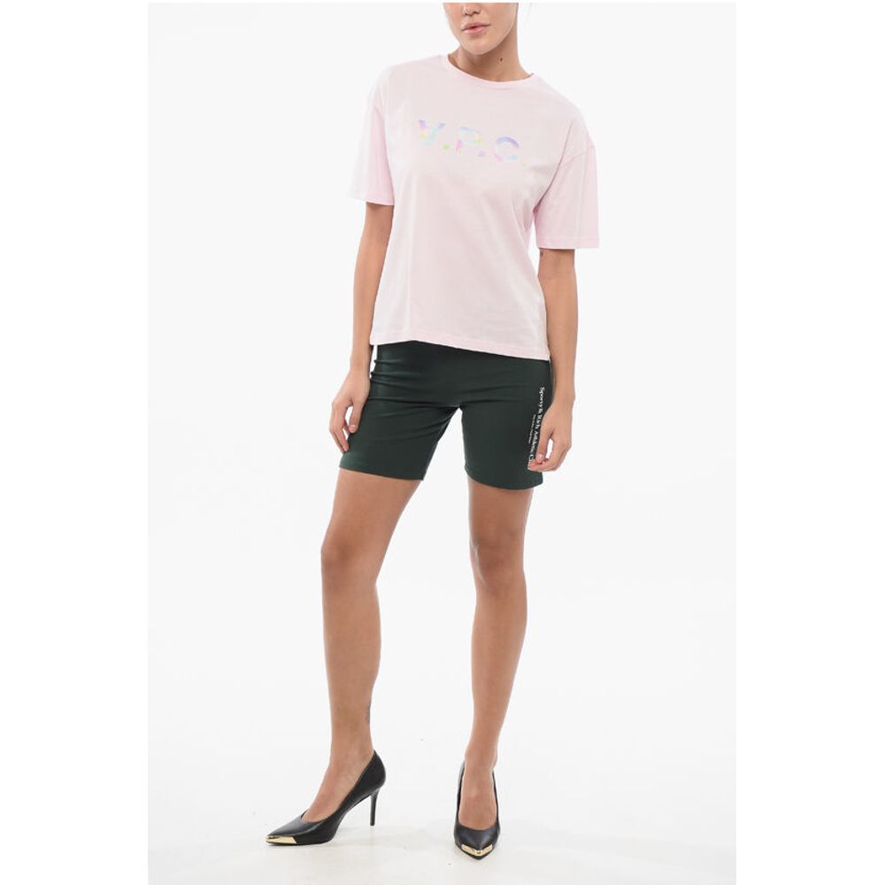 Sporty & Rich Cotton Shorts with Side Logo