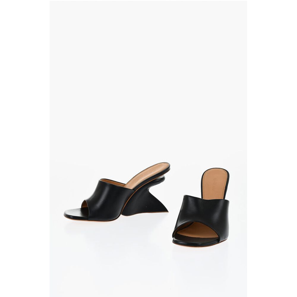 Off-White Open-Toe JUG Mules Wedge 10 cm
