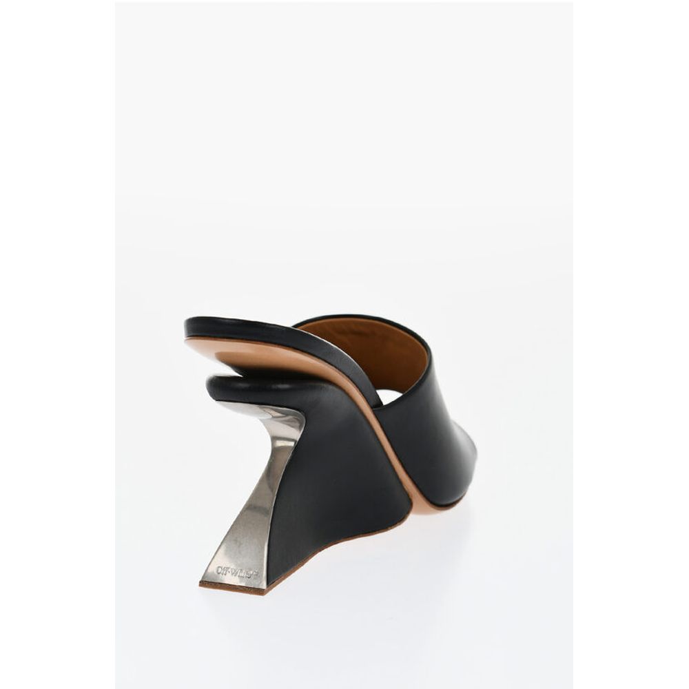 Off-White Open-Toe JUG Mules Wedge 10 cm