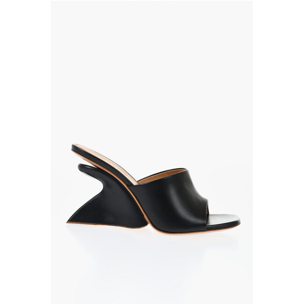 Off-White Open-Toe JUG Mules Wedge 10 cm