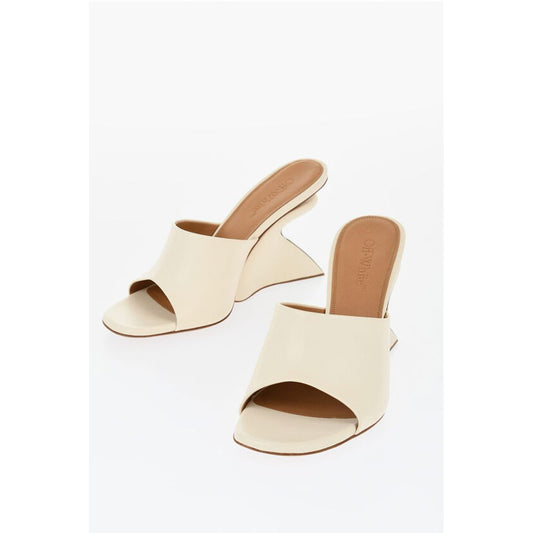 Off-White Open-Toe JUG Mules Wedge 10 cm