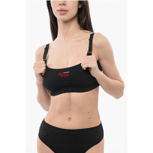 Dsquared² Sporty Bra with Flocked Logo