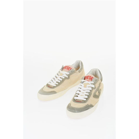 Diesel Suede and Fabric S-LEROJI Low Top Sneakers
