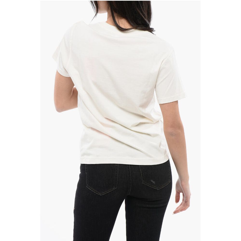Diesel RED TAG Cotton T-REGS-N3 Crew-neck T-shirt with Print