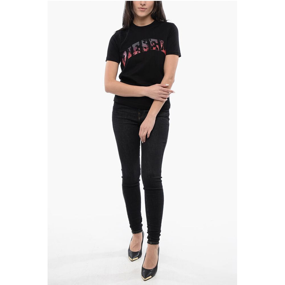 Diesel RED TAG Cotton T-REG-G11 Crew-Neck T-shirt With Gradient Pri