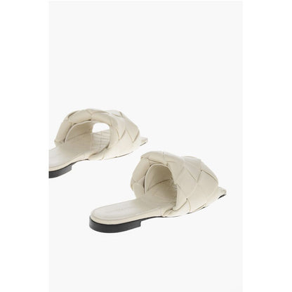 Bottega Veneta Woven Leather LIDO Sliders
