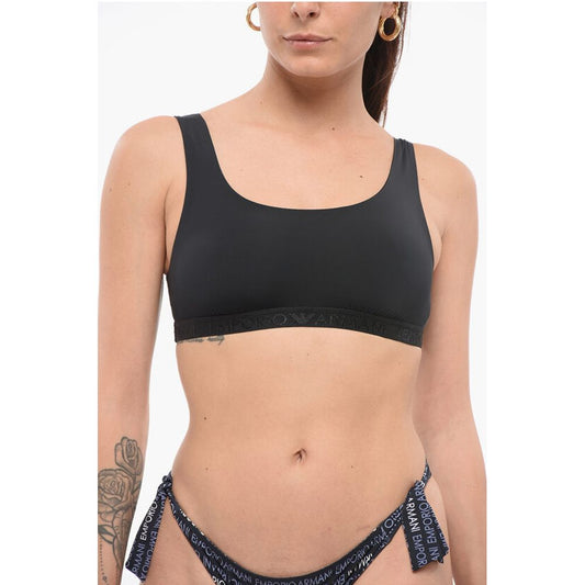 Armani EMPORIO Lycra Bra with Monogram Detail