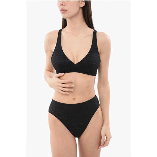 Armani Logoed Triangle Bra