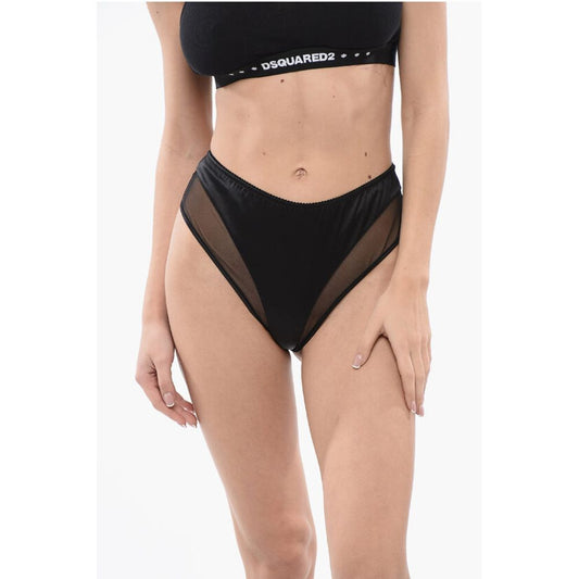 Dolce & Gabbana Silk Slip with Sheer Detailing