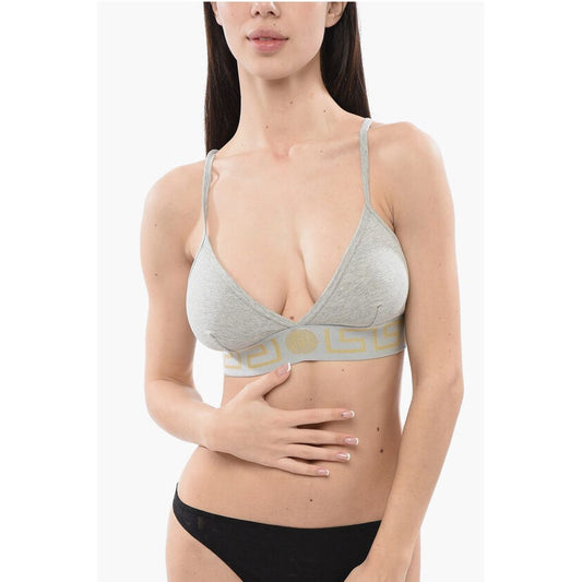 Versace LA GRECA Logoed Triangle Bra
