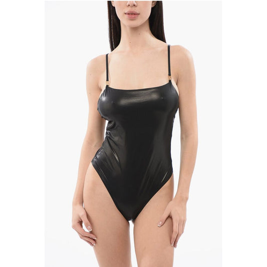 Versace One-piece Swimsuit with Metallic Effect