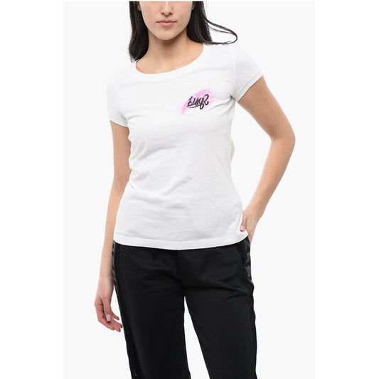 Dsquared² Crew Neck SCOOP T-Shirt with Printed Logo