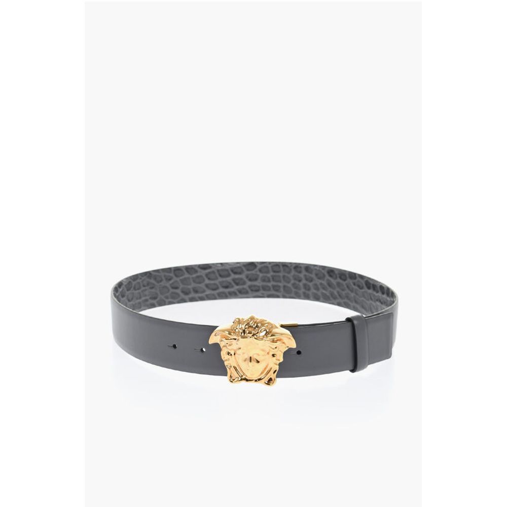 Versace Reversible Leather Belt with Medusa Buckle 40mm