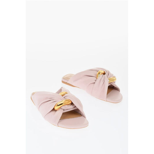 J.W.Anderson Twisted Leather Slides