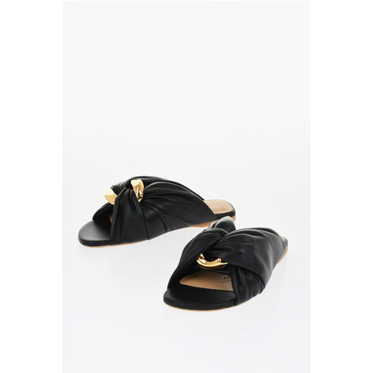 J.W.Anderson Twisted Leather Slides